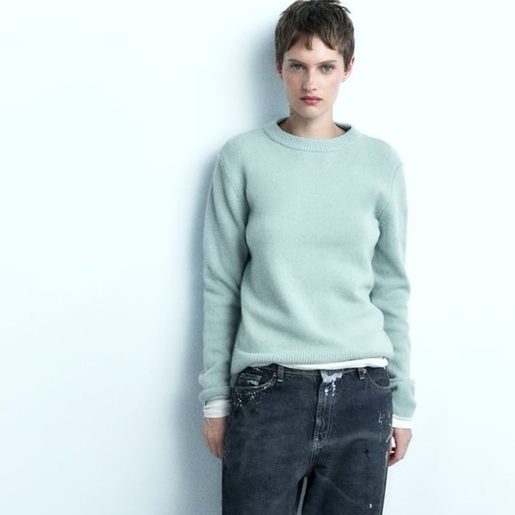 Zara Cashmere Wool Blend Knit Sweater - Picture 5 of 15